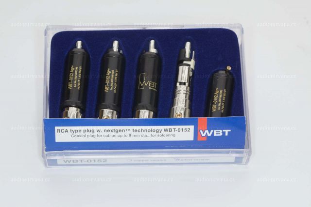 WBT 0152 RCA Signature - nextgen /stříbrné/ 2ks/set